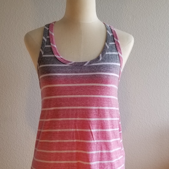 Roxy Tops - Roxy large razor back striped tank top size large